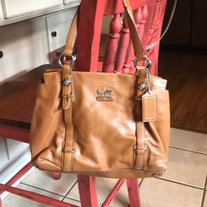 Leather Coach Bag